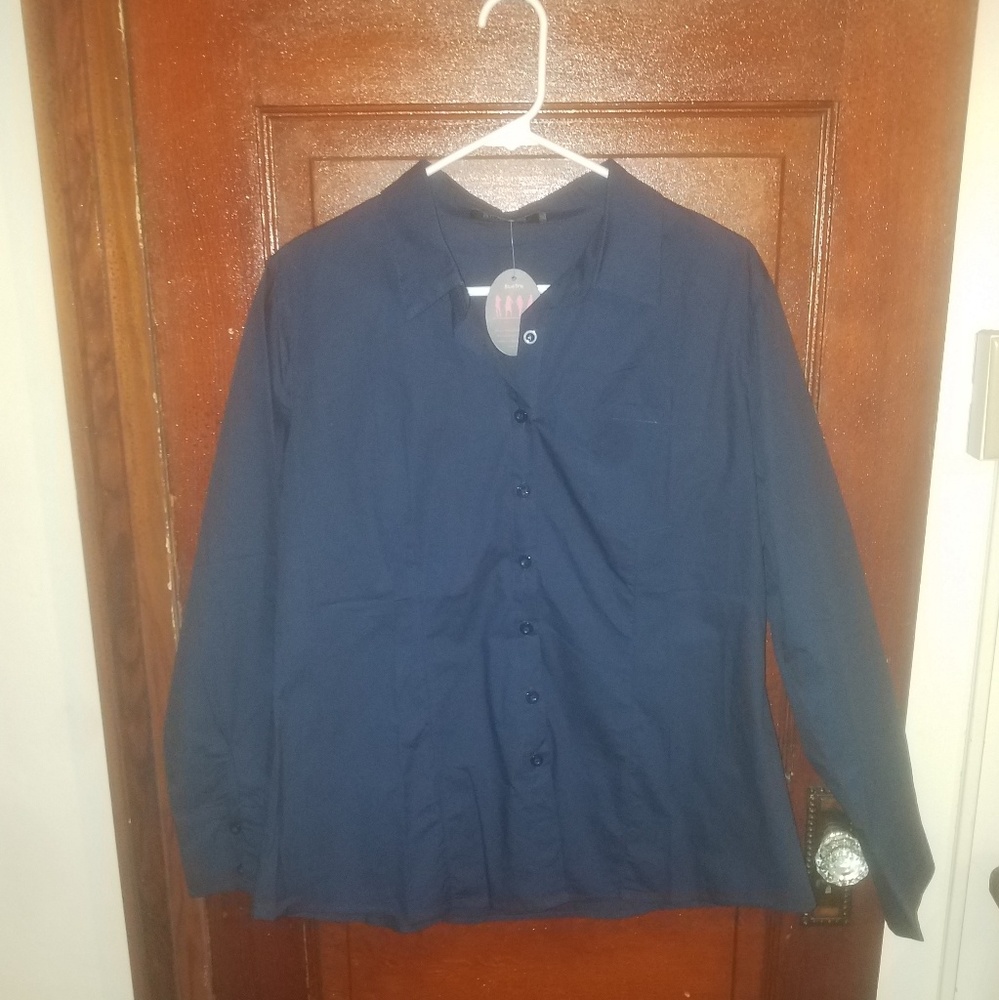 Navy blue dress shirt